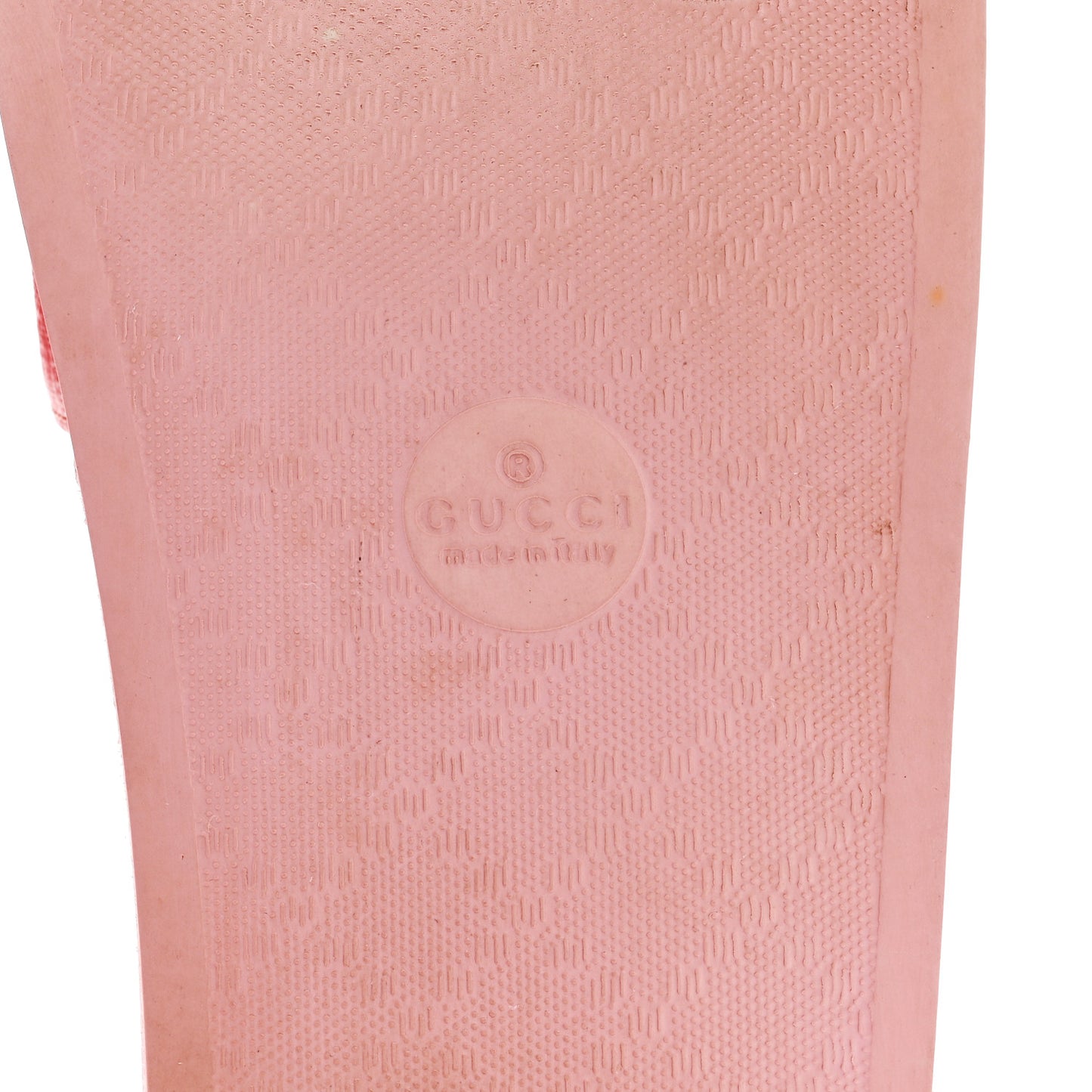 GG Supreme Monogram Slide Sandals 39 Cotton Candy Dark Cotton Candy