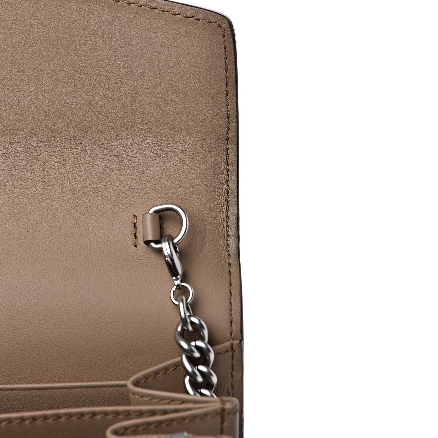 Gucci GG Supreme Monogram Mini Dionysus Chain Wallet Beige Taupe 10 of 13