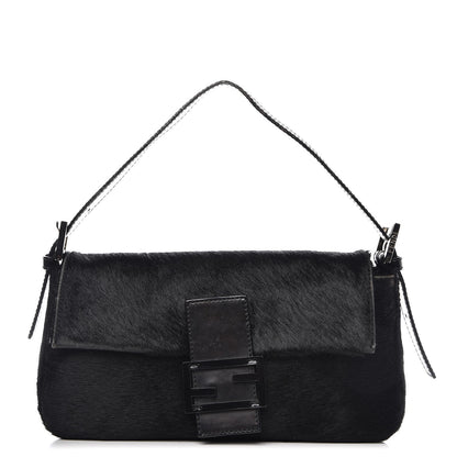 Fendi Calf Hair Baguette Black 1 of 11