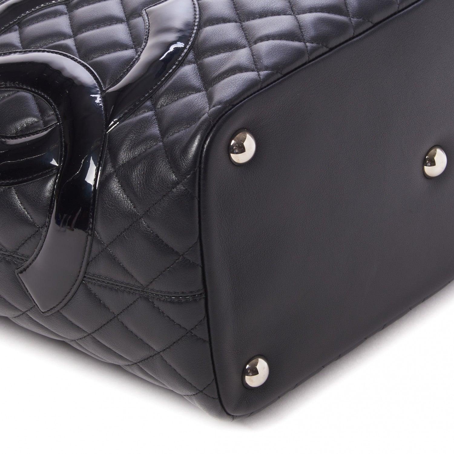 Chanel Calfskin Quilted Large Cambon Tote Black 5 of 9