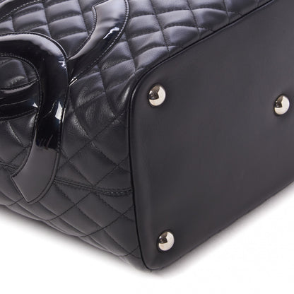 Chanel Calfskin Quilted Large Cambon Tote Black 5 of 9