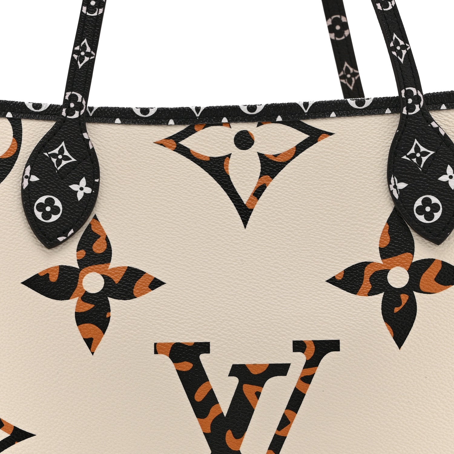 Louis Vuitton Monogram Giant Jungle Neverfull MM Ivory 9 of 11