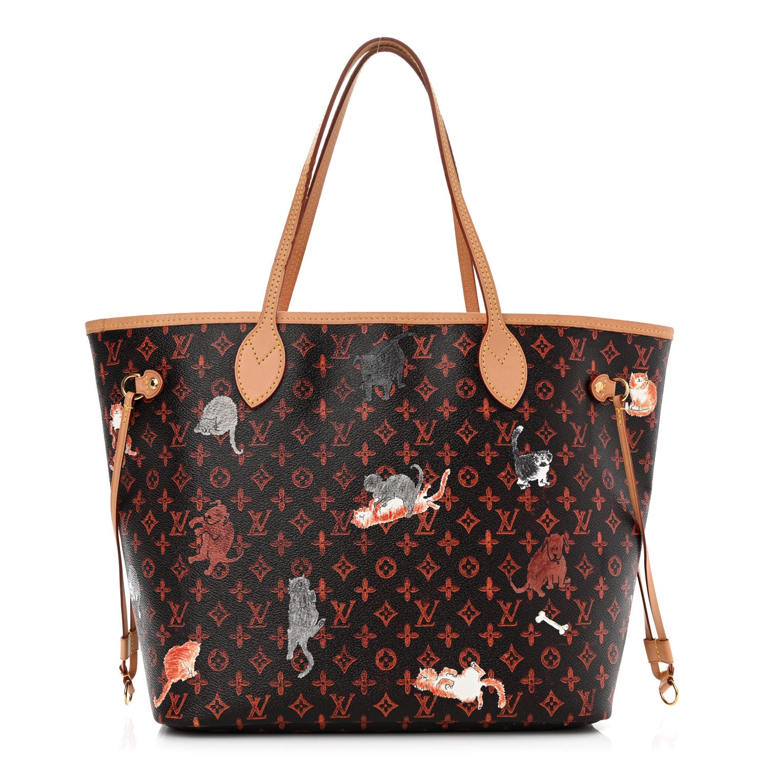 Louis Vuitton Catogram Neverfull MM Marron 1 of 11