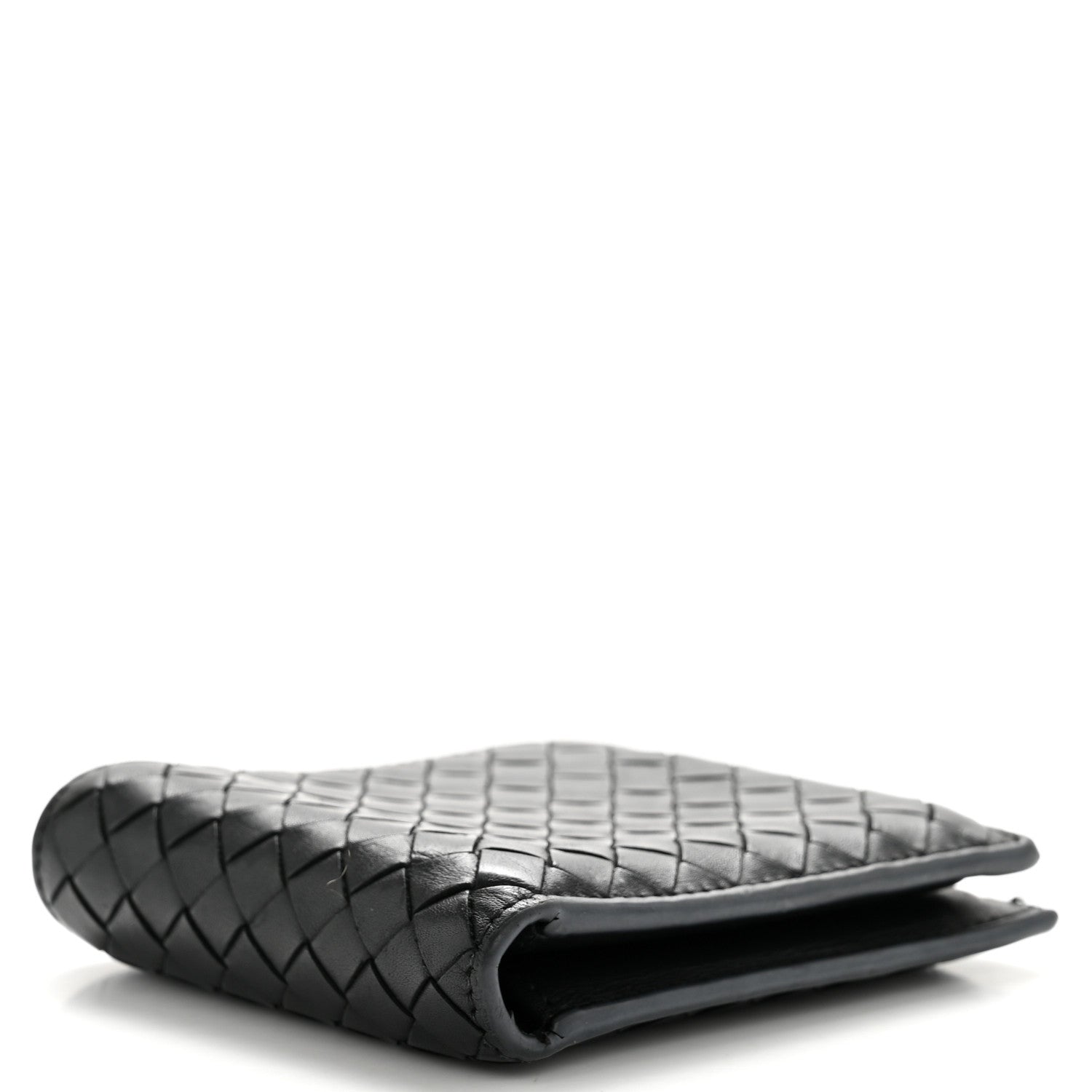 Bottega Veneta Nappa Intrecciato Bi-Fold Wallet Black 4 of 12