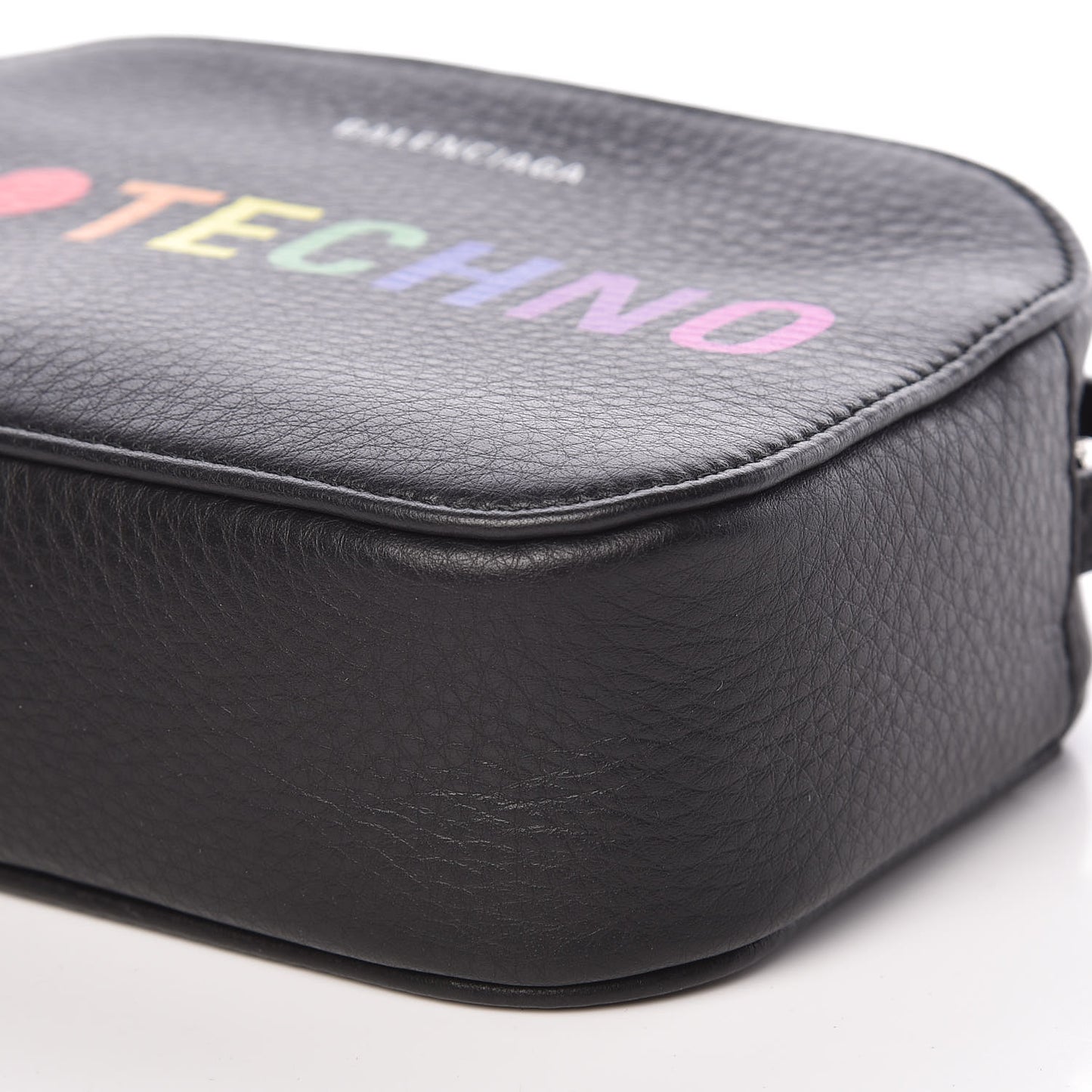 Calfskin I Love Techno XS Everyday Camera Bag Black
