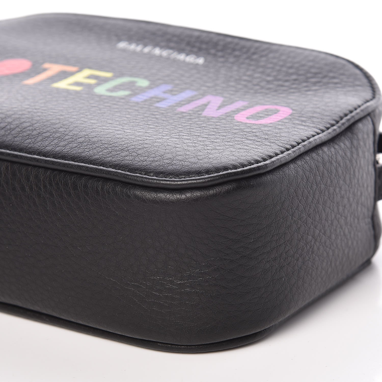 Balenciaga Calfskin I Love Techno XS Everyday Camera Bag Black 10 of 10