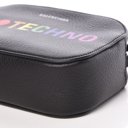 Balenciaga Calfskin I Love Techno XS Everyday Camera Bag Black 10 of 10