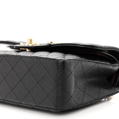 Chanel Caviar Quilted Small Double Flap Black 10 of 10