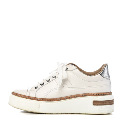 Hermes Calfskin Polo Sneakers 36.5 White 1 of 14