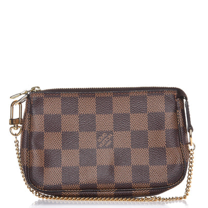 Louis Vuitton Damier Ebene Mini Pochette Accessories 1 of 8