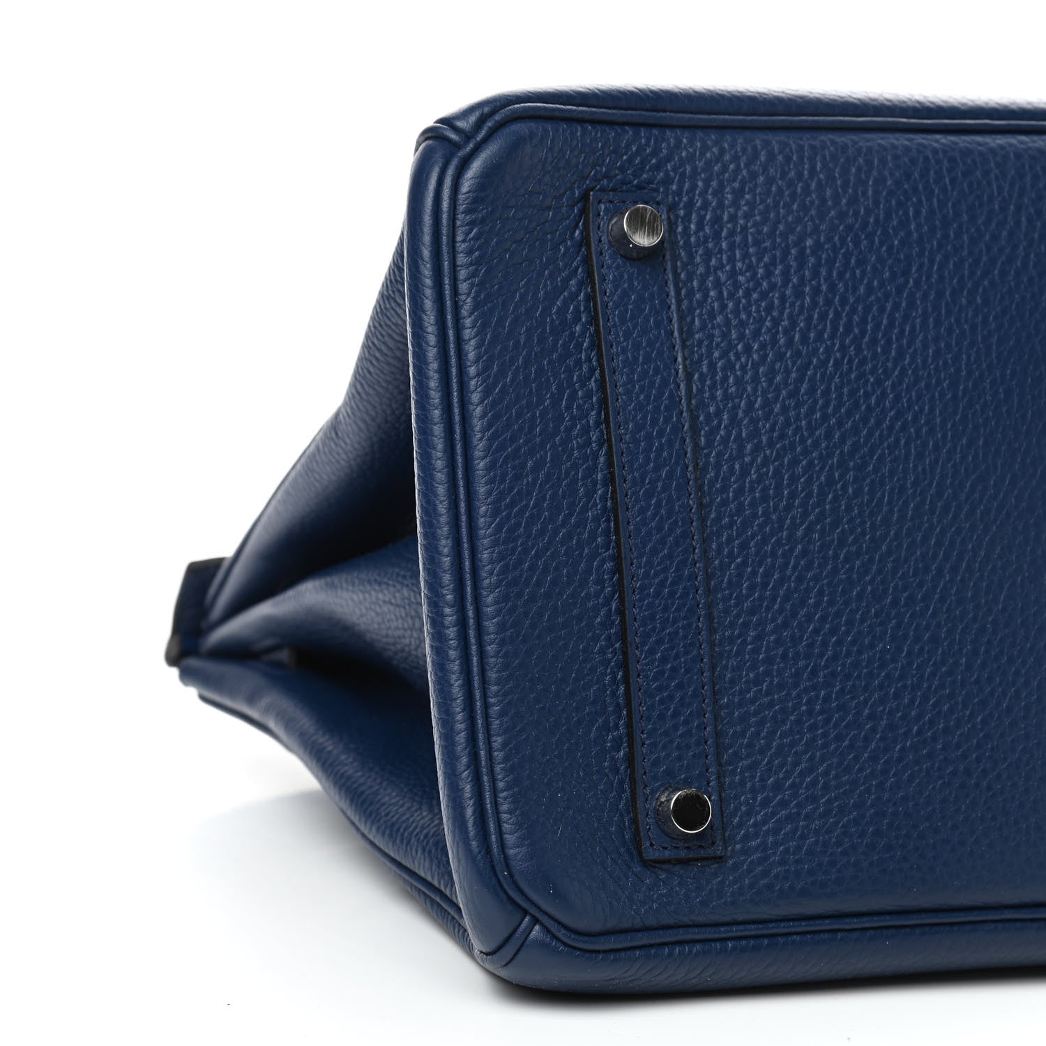 Hermes Taurillon Clemence Birkin 35 Bleu Saphir 7 of 10