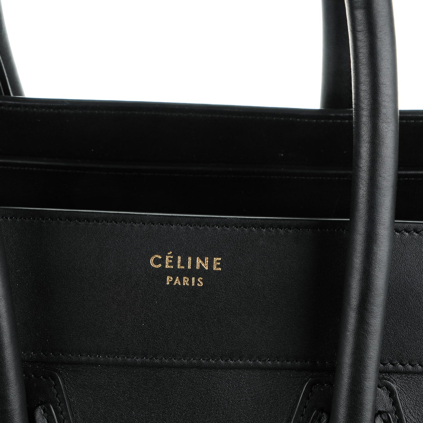 Smooth Calfskin Mini Luggage Black