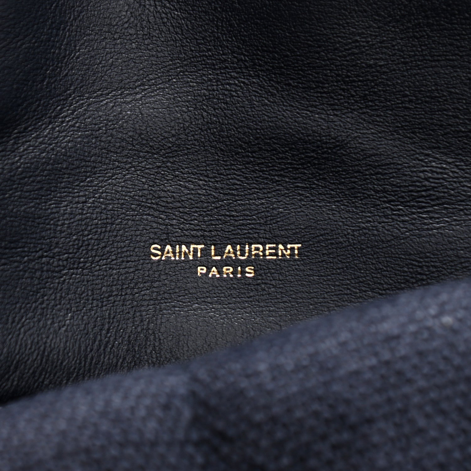 Saint Laurent Canvas Quilted Small Loulou Puffer Monogram Chain Satchel Marine 6 of 8