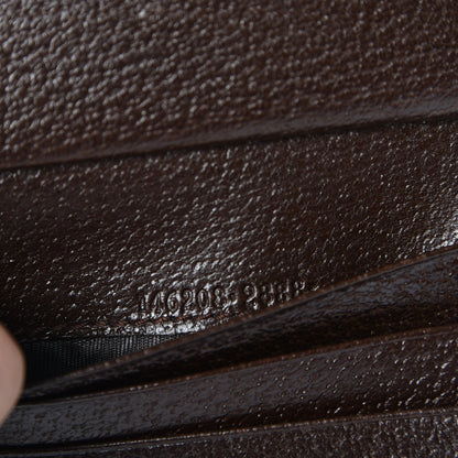 Gucci Monogram Web Compact Wallet Dark Brown 7 of 8