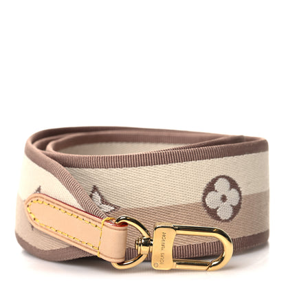 Louis Vuitton Jacquard Speedy Bandouliere 20 Shoulder Strap Beige 1 of 3