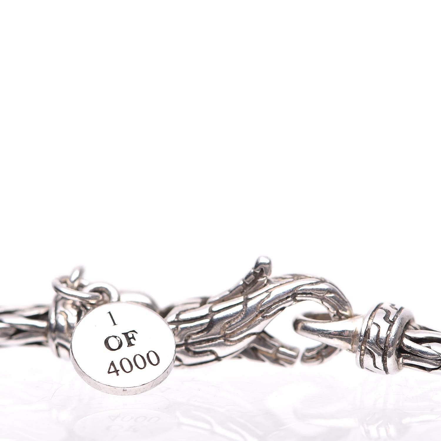 John Hardy Sterling Silver Blue Sapphire Classic Chain Station Bracelet 5 of 6