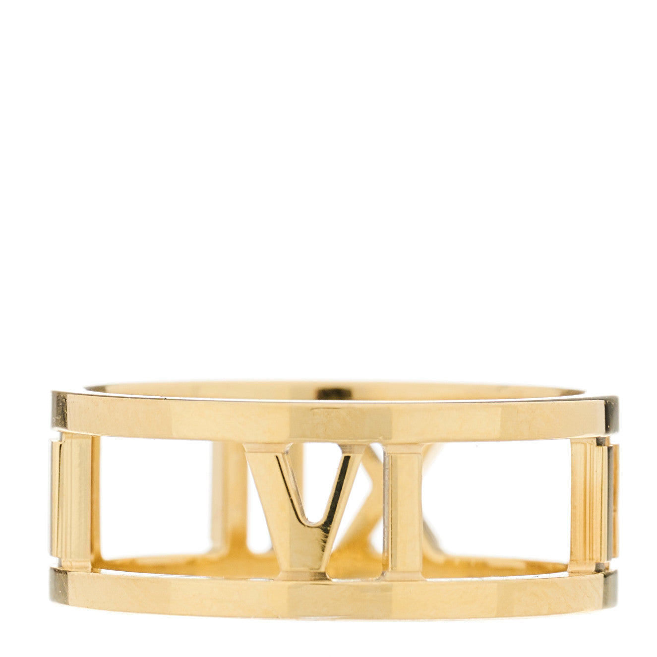 Tiffany 18K Yellow Gold Atlas Open Ring 50 5.5 3 of 7