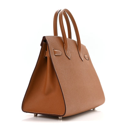 Hermes Epsom Birkin Sellier 30 Gold 3 of 11