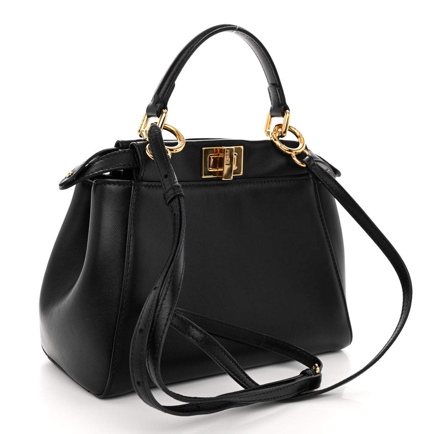 Nappa Mini Peekaboo Iconic Satchel Black