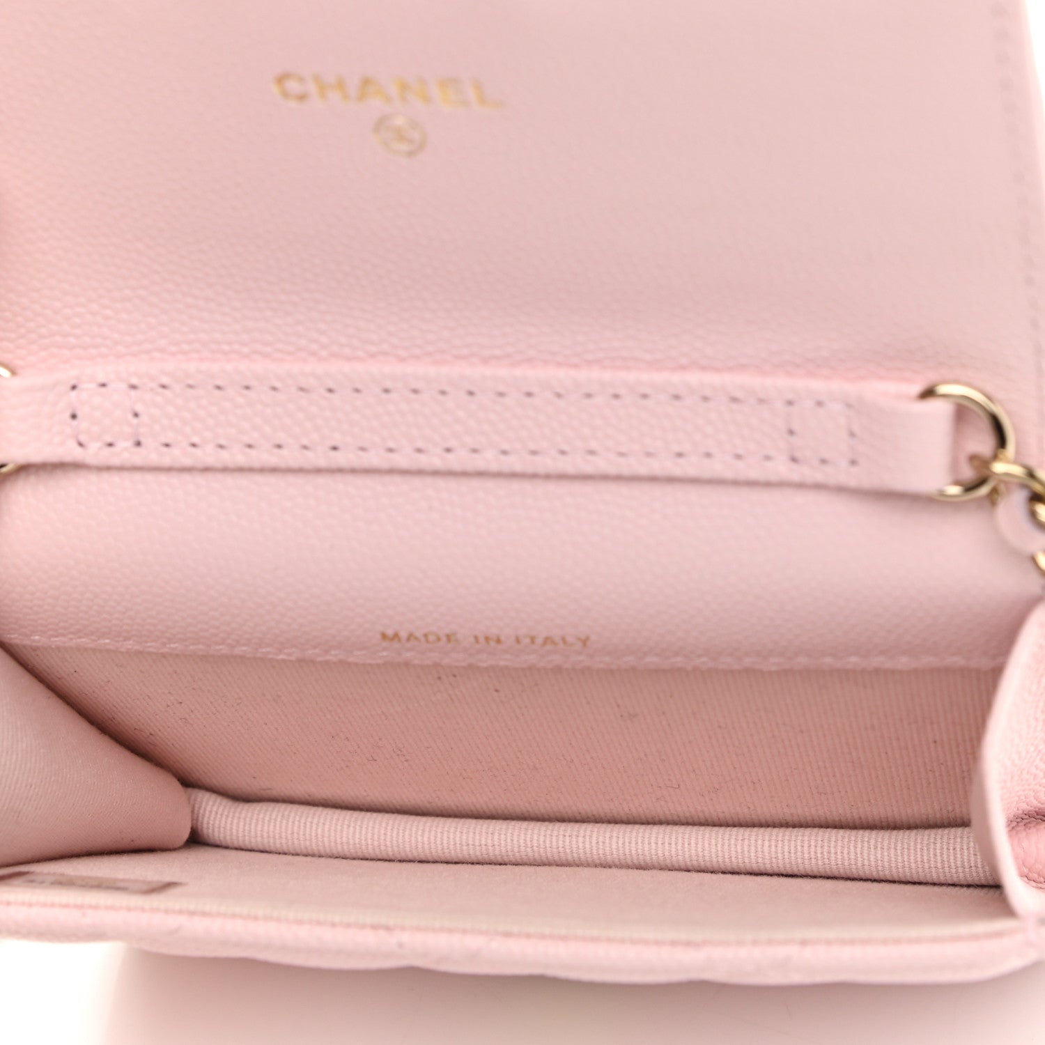 Chanel Caviar Quilted Mini Chain Bag Pink 5 of 12