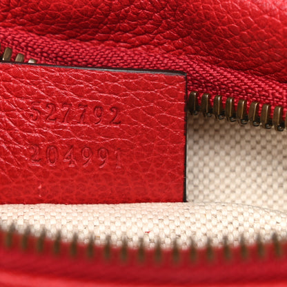 Gucci Grained Calfskin Small Logo Belt Bag Hibiscus Red 7 of 10