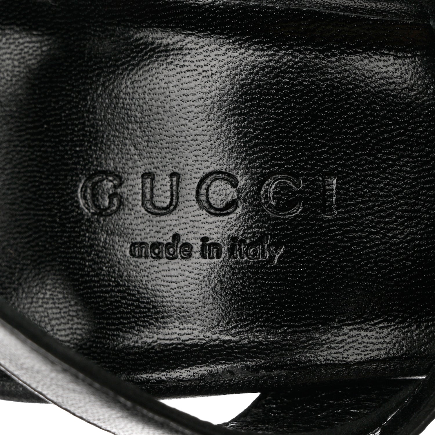 Gucci Malaga Kid Studded Leila Ankle Strap Platform Sandals 35.5 Black 6 of 11
