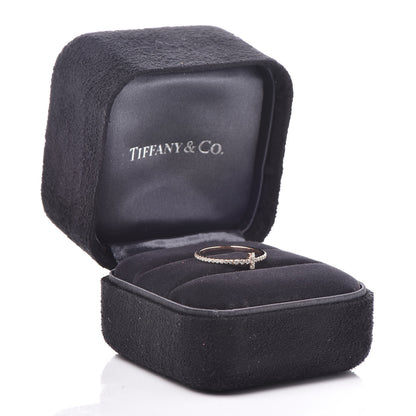 Tiffany 18K Rose Gold Diamond T Wire Band Ring 52 6 6 of 6