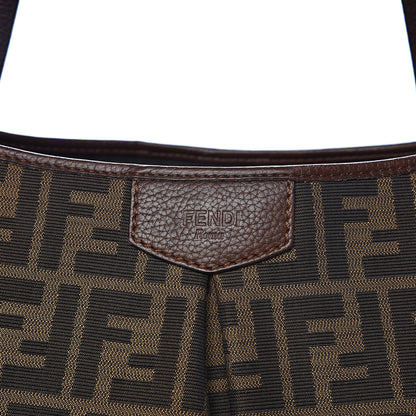 Fendi Zucca Vitello Artic Grande Shopping Tote Tobacco Castagna 14 of 16