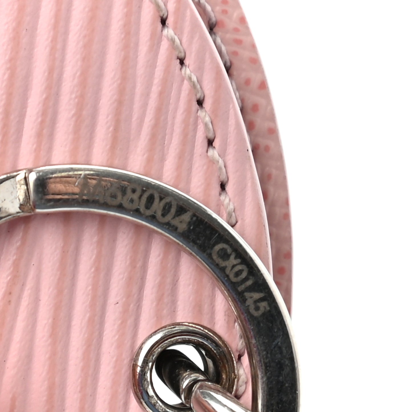 Epi Mirror Bag Charm Key Holder Rose Ballerine