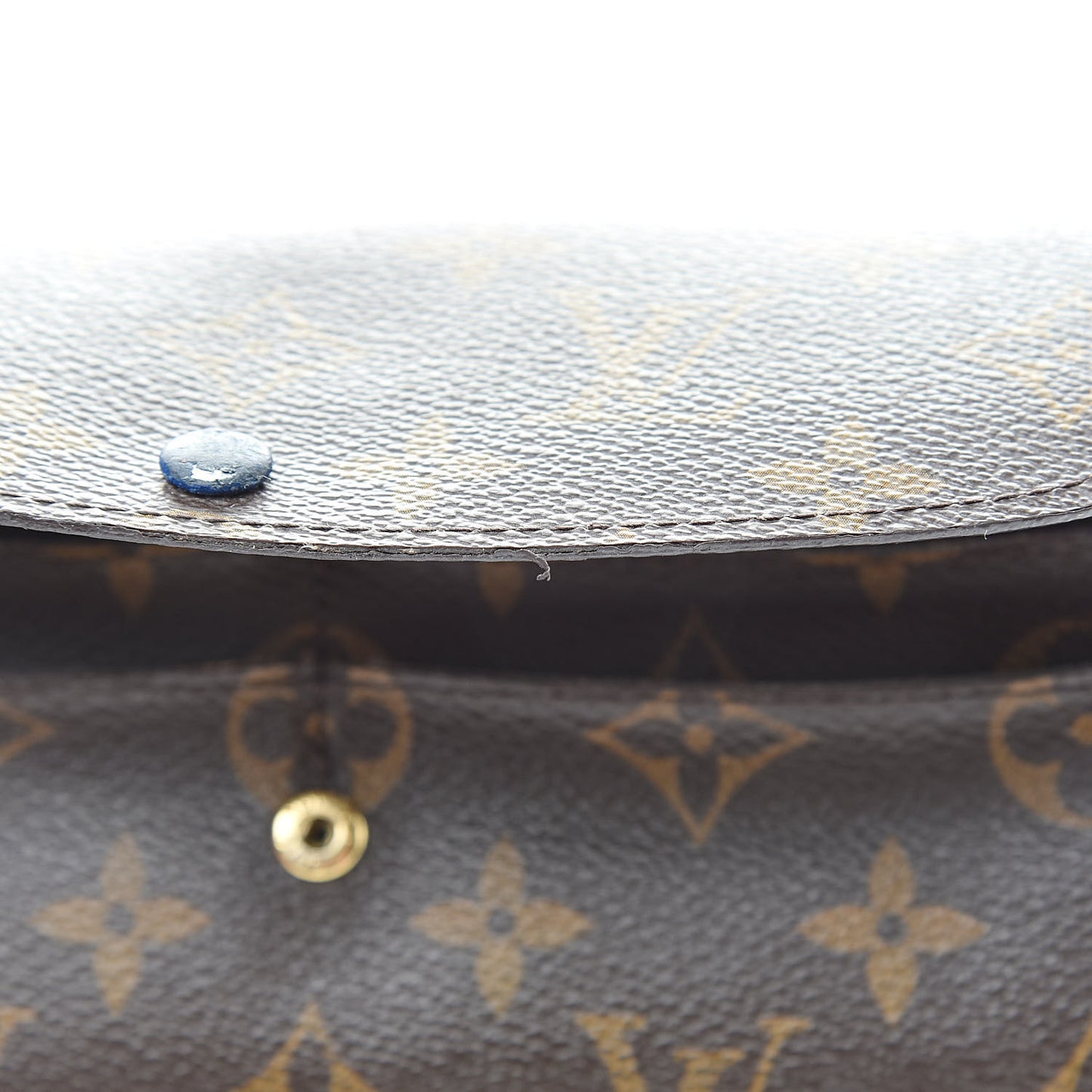 Monogram Emilie Wallet Blue