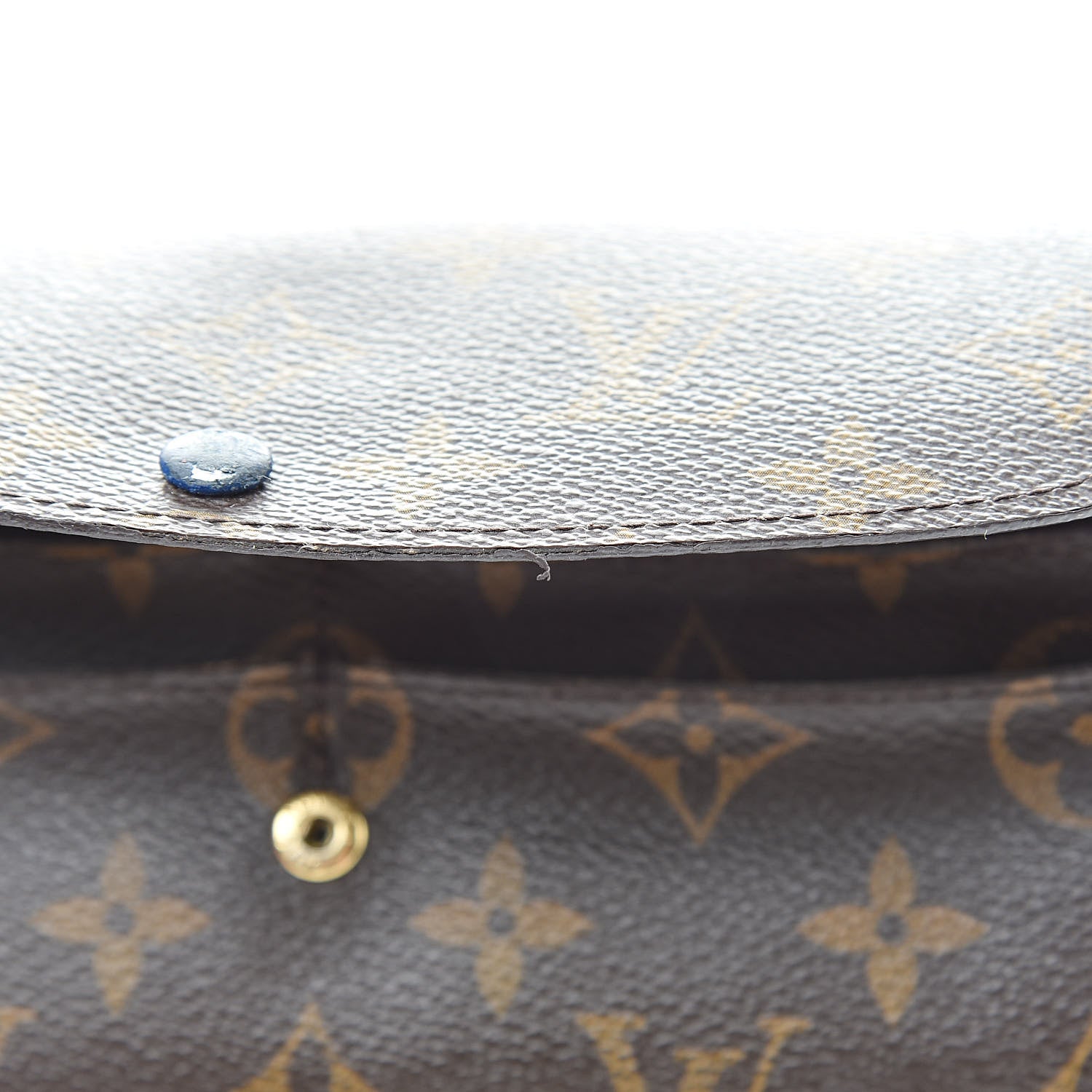 Louis Vuitton Monogram Emilie Wallet Blue 14 of 21