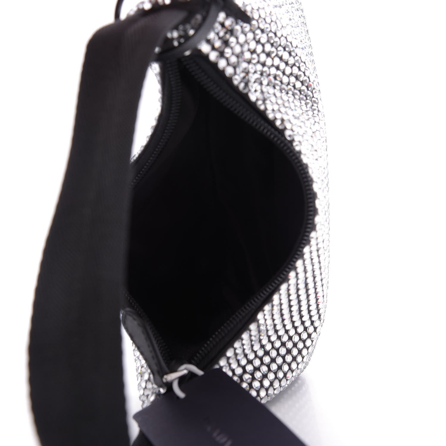 Prada Satin Crystal Mini Re-Edition 2000 Bag Cristal 5 of 10
