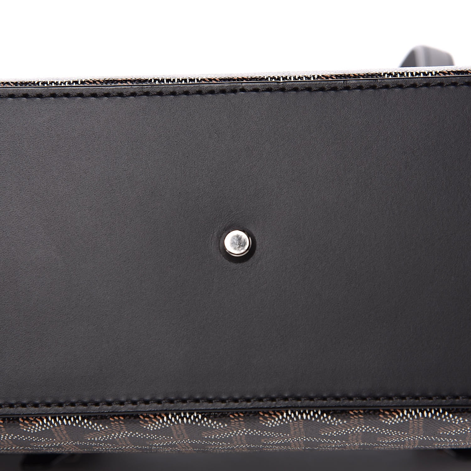Goyard Goyardine Sac Marie Galante MM Black 11 of 12