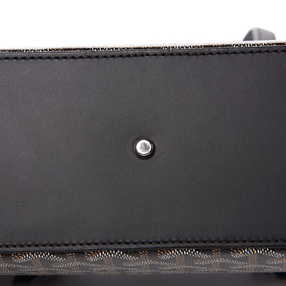 Goyard Goyardine Sac Marie Galante MM Black 11 of 12