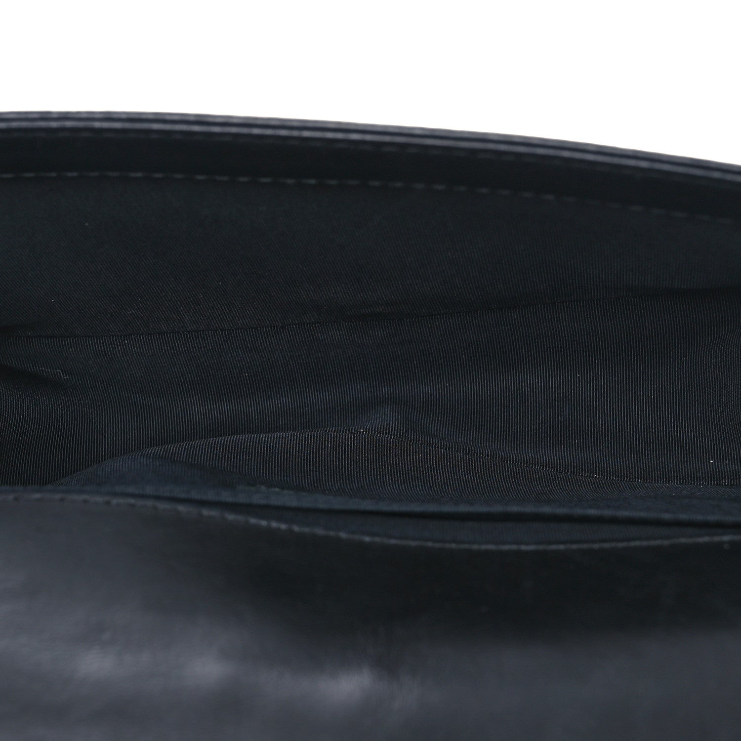 Chanel Lambskin Quilted Medium Boy Flap Black Blue Fonce 5 of 12