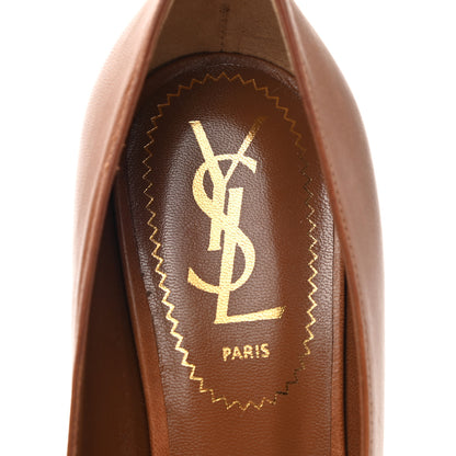 Saint Laurent Vernigolf Tribtoo Platform 80 Pumps 36.5 Brown 6 of 9