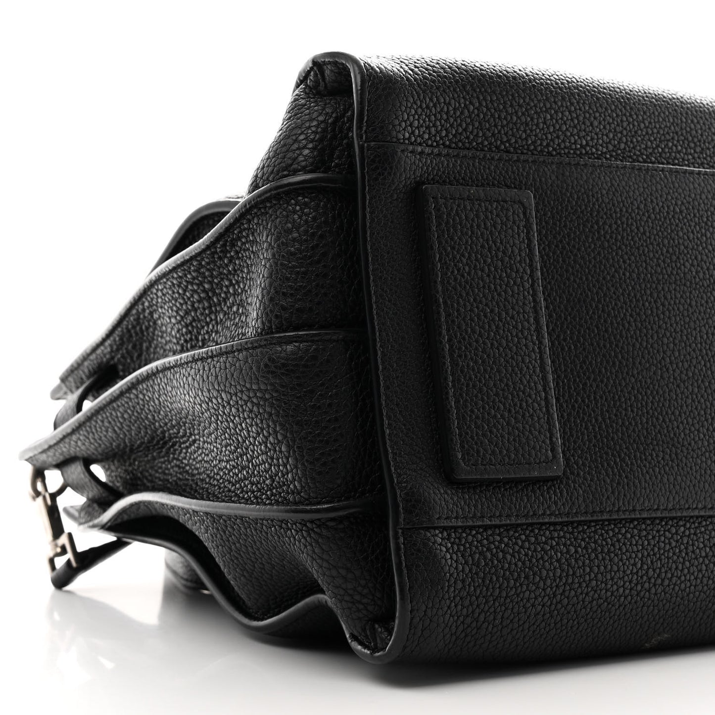 Grained Calfskin Small Supple Sac De Jour Black