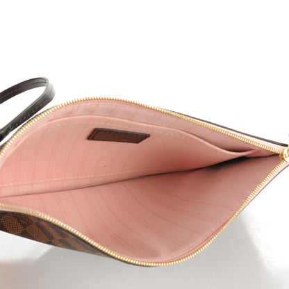 Louis Vuitton Damier Ebene Neverfull MM GM Pochette Rose Ballerine 5 of 8