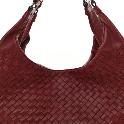 Bottega Veneta Nappa Intrecciato Medium Campana Hobo Red 8 of 14