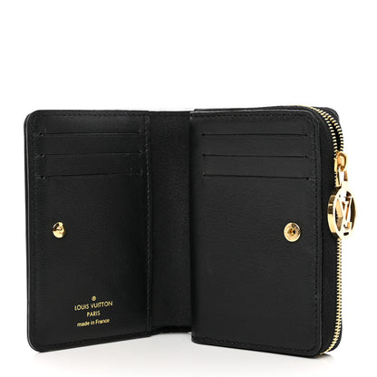 Louis Vuitton Lambskin Embossed Monogram Lou Coussin Wallet Black 5 of 8