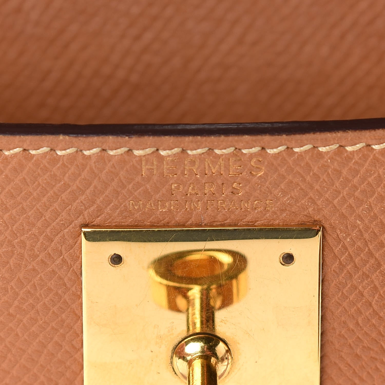 Hermes Courchevel Kelly Retourne 28 Gold 7 of 13