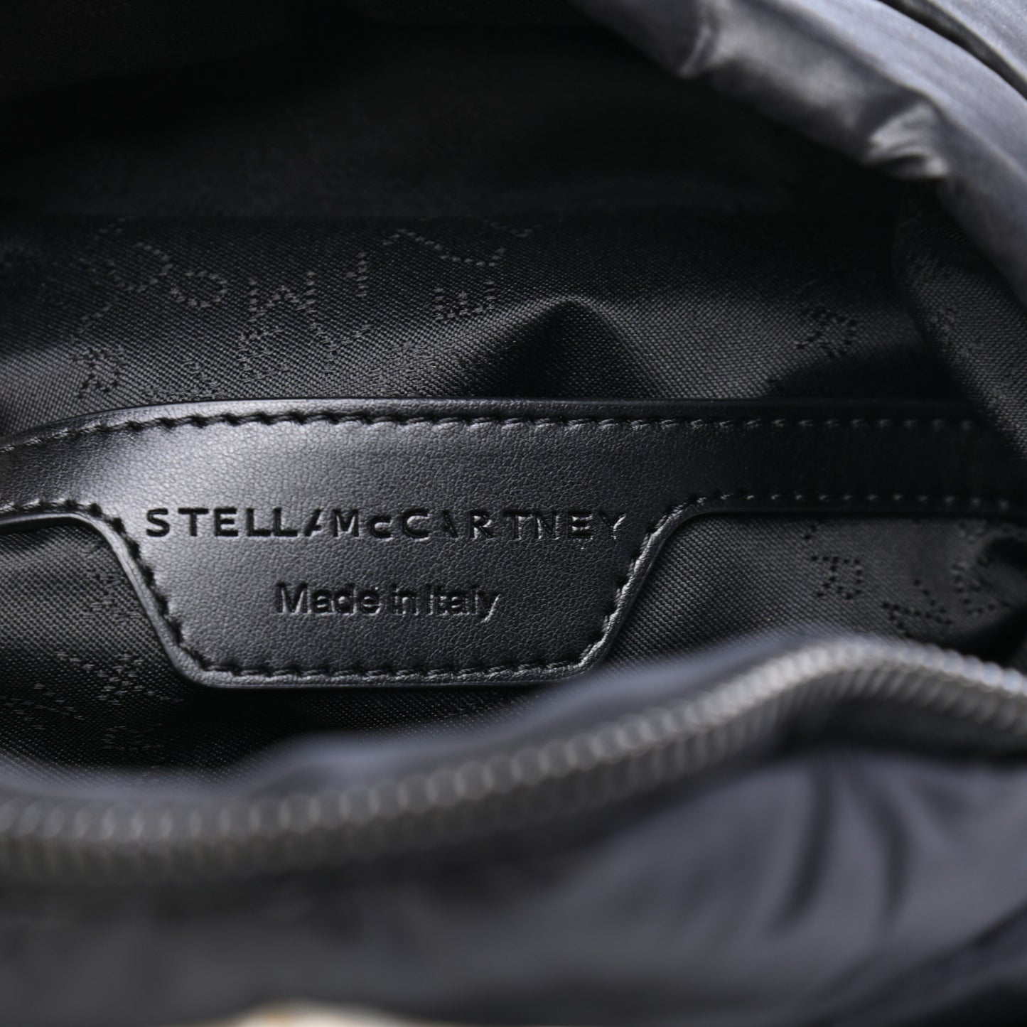 Polyamide Falabella Go Star Backpack Black White
