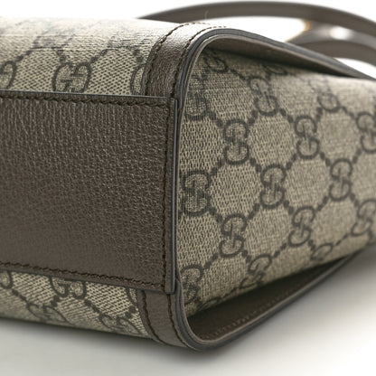 Gucci GG Supreme Monogram Small Ophidia Tote Bag Brown 10 of 10