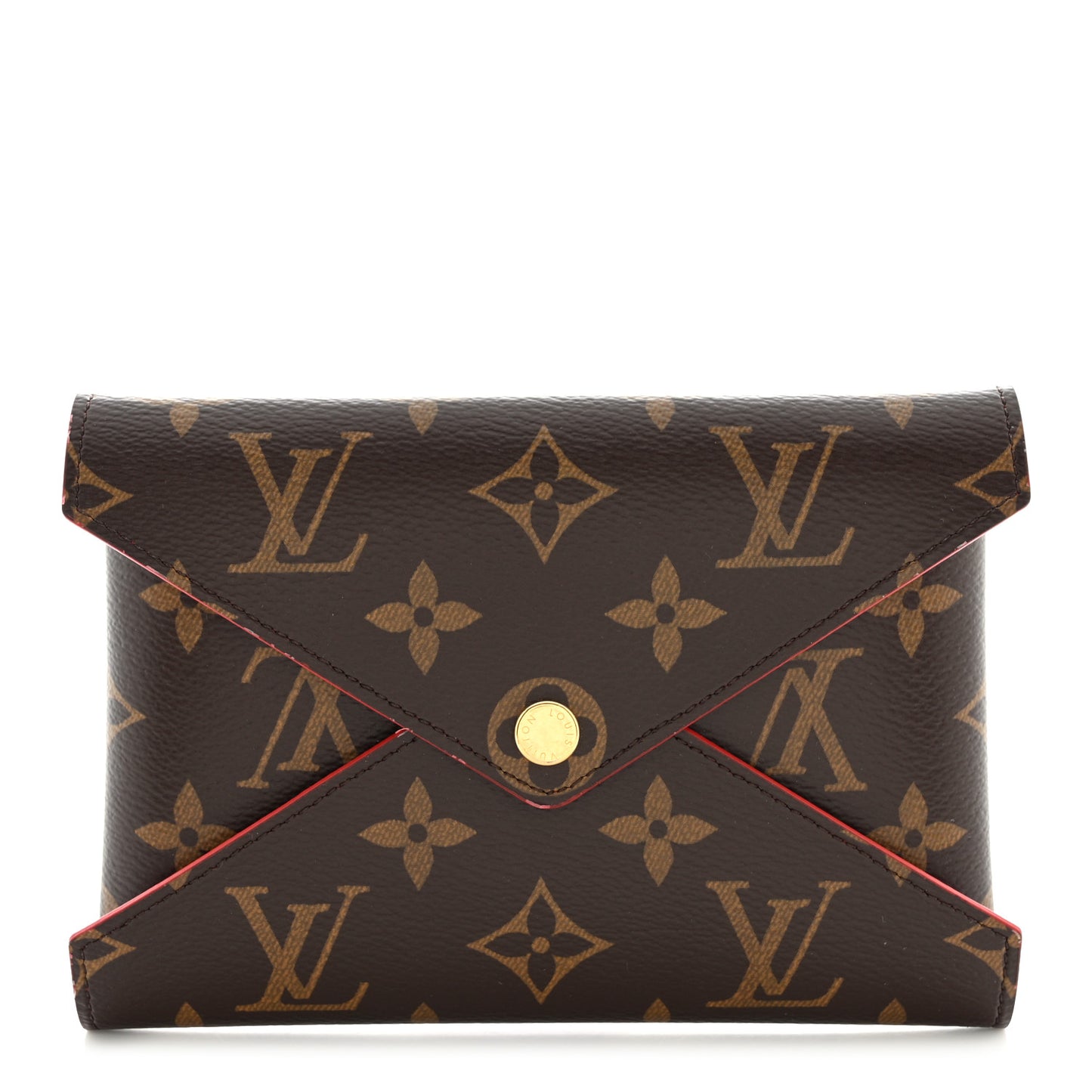 Monogram Medium Kirigami Pochette Insert Coquelicot