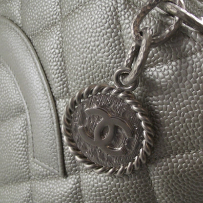 Chanel Caviar Medallion CC Tote Gold Silver 10 of 10