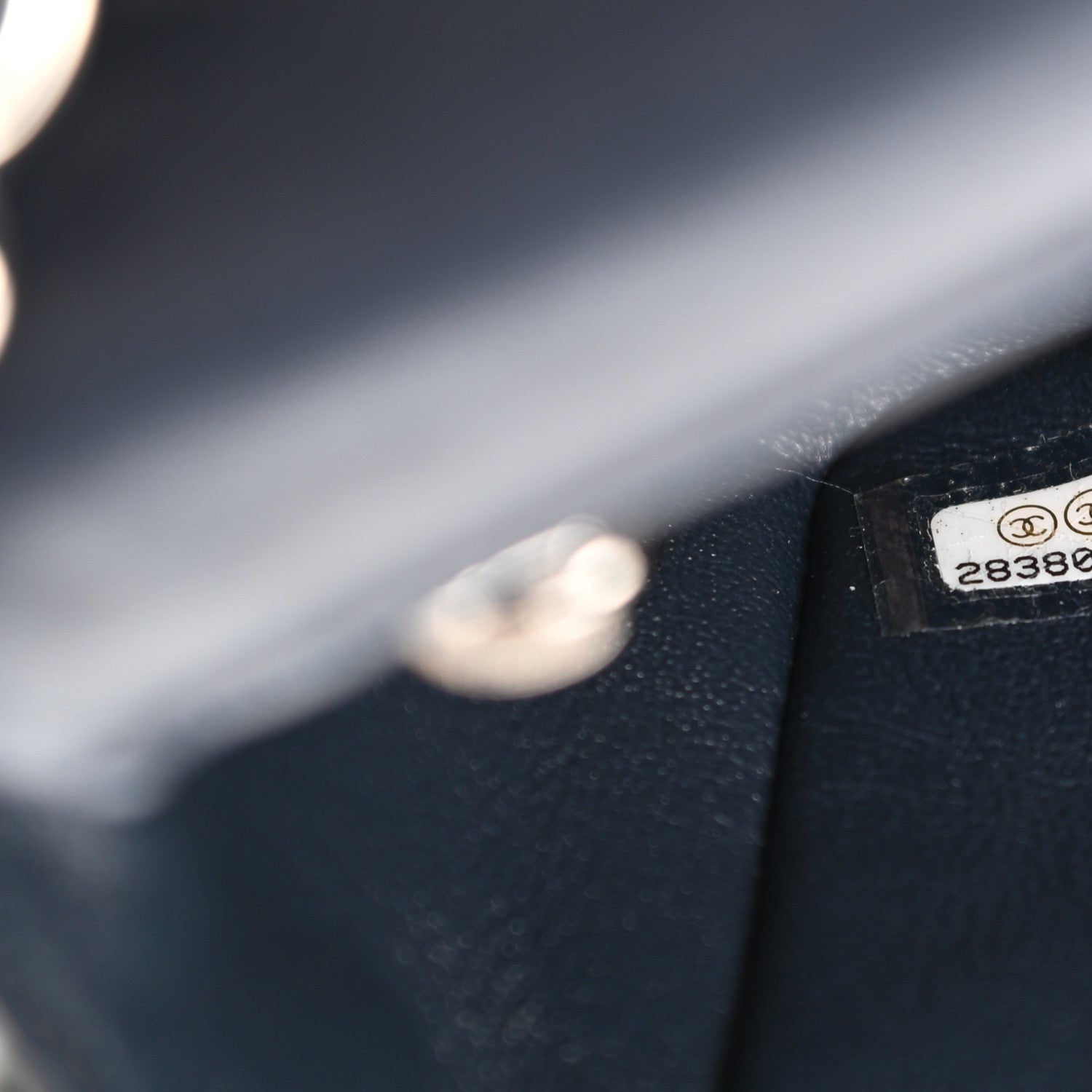 Chanel Tweed Quilted Mini Rectangular Flap Black White Light Blue 7 of 10