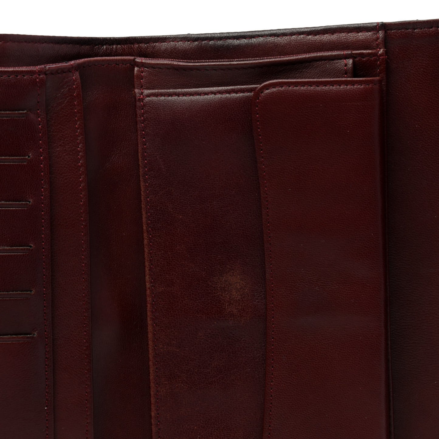 Lambskin Quilted Large Flap Wallet Black