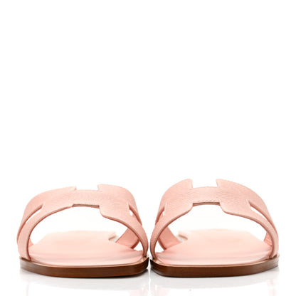 Hermes Epsom Oran Sandals 39 Rose Pale 2 of 11