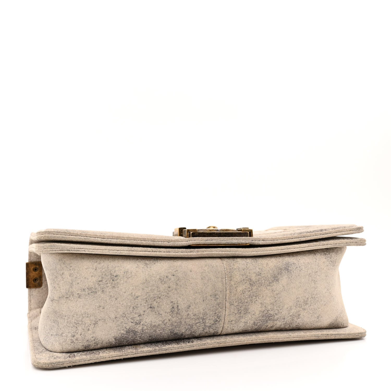 Chanel Iridescent Calfskin Quilted Medium Boy Flap Beige 4 of 12