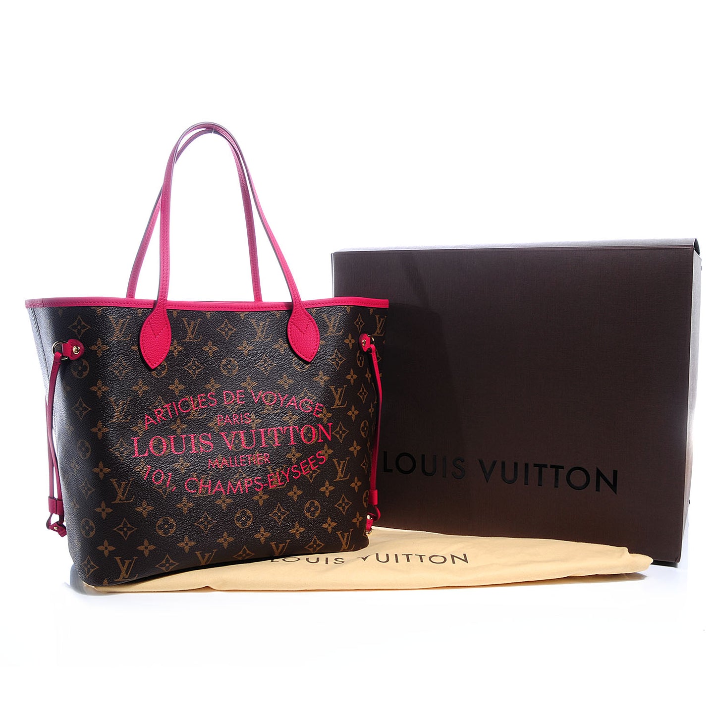 Monogram Ikat Neverfull MM Rose Indien